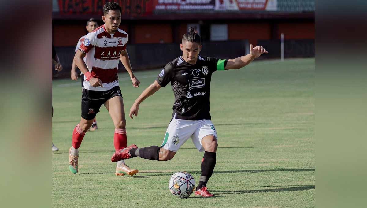 Pertandingan Liga 1 antara Madura United vs PSS Sleman di Stadion Gelora Madura Ratu Pamelingan Stadium (Pamekasan), Sabtu (11/03/23). (Foto: Instagram@pssleman) Copyright: © Instagram@pssleman