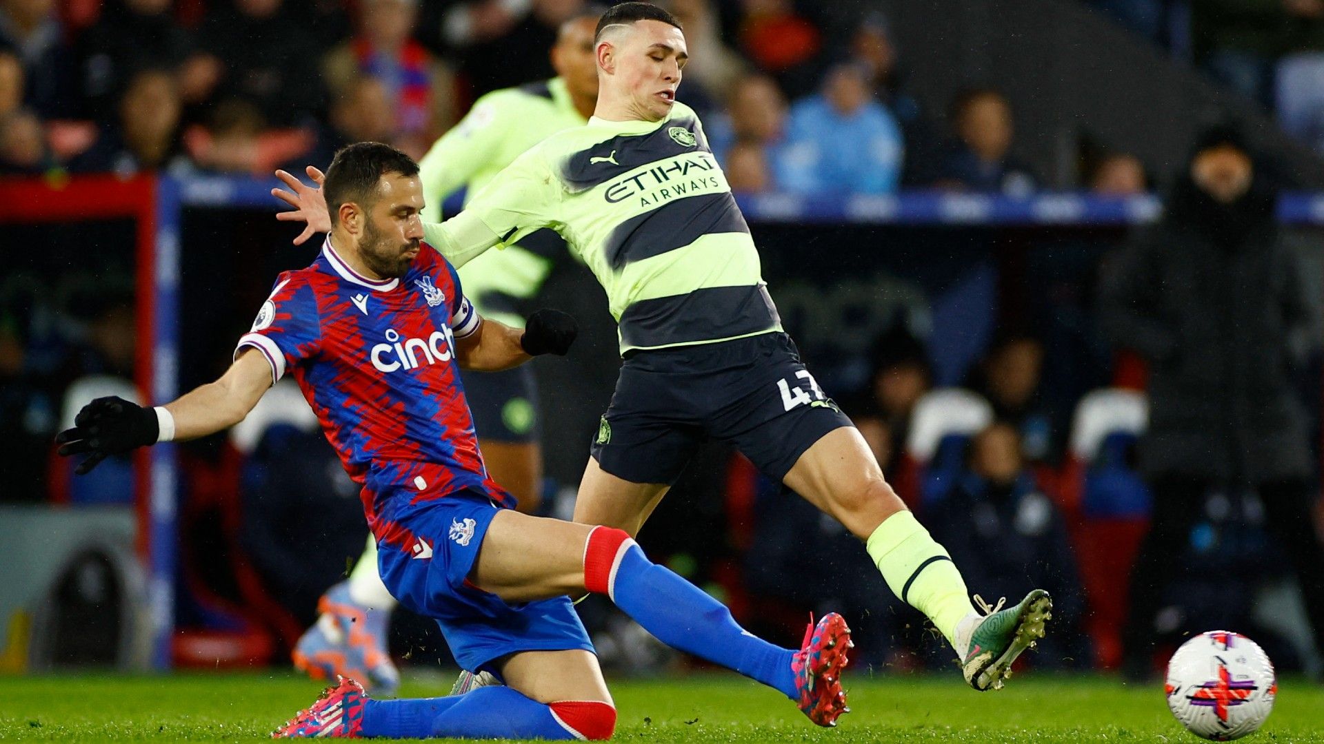 Pemain The Citizens, Kevin De Buryne mengakui bahwa dirinya sudah tua bangka, usai mendapat kritikan dalam laga Liga Inggris (Premier League) antara Crystal Palace vs Man City. Reuters/John Sibley Copyright: © Reuters/John Sibley