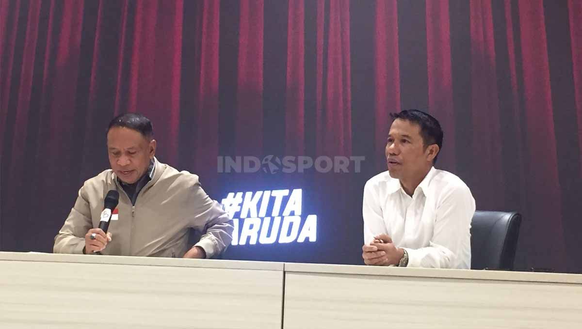 Waketum PSSI, Zainudin Amali soal fifa match day lawan Burundi akan dimainkan tanggal 25 dan 28 Maret di stadion Patriot Bekasi. Copyright: © Petrus Manus Da'Yerimon/INDOSPORT