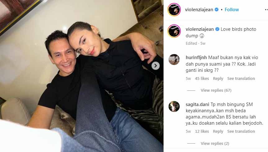 Sambil ngos-ngosan menahan sakit, Violenzia Jean langsung tertawa menikmati pertunjukannya muay thai-nya. Kekompakan couple goals pegiat olahraga itu bikin gemas netizen. Copyright: © Instagram@violenziajean