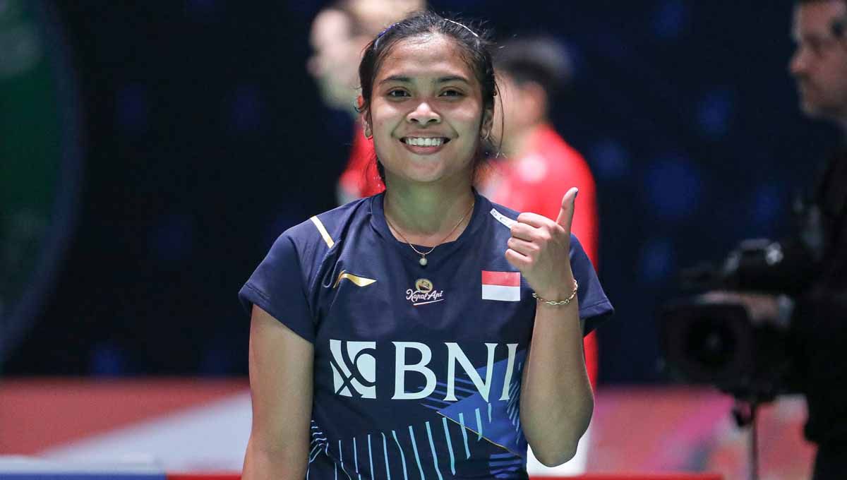 Gregoria Mariska Tunjung yang gemilang di Swiss Open 2023 resmi cetak sejarah di perilisan ranking BWF per Selasa (28/03/23) mendatang. Copyright: © PBSI