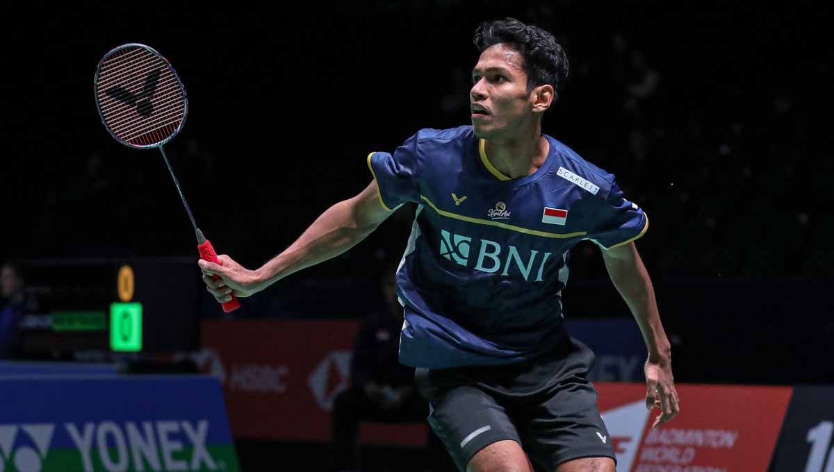 Hasil tidak mengenakkan kembali didapat pebulutangkis Indonesia di ajang Swiss Open 2023. Kali ini nasib sial dilanda Chico Aura Dwi Wardoyo. (Foto: PBSI) Copyright: © PBSI