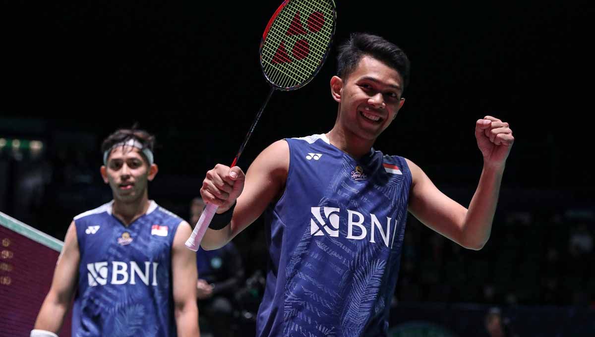 Pasangan ganda putra Indonesia, Fajar Alfian/Muhammad Rian Ardianto tersingkir di babak pertama China Open 2023. (Foto: PBSI) Copyright: © PBSI