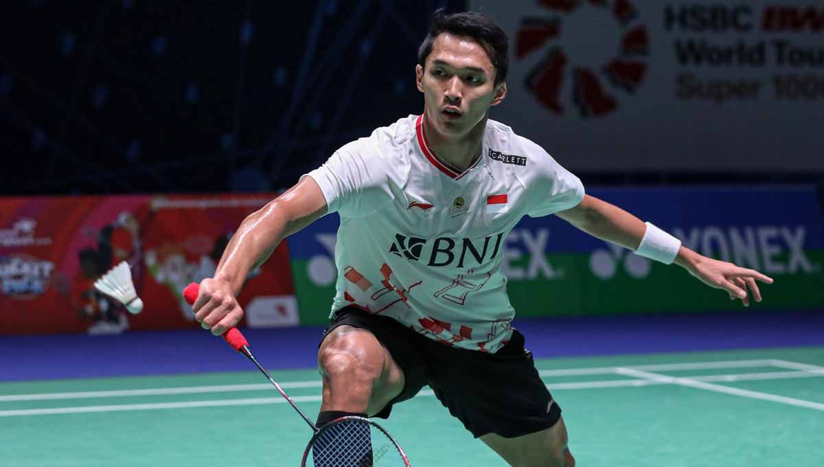 Dikenal sebagai pemain bertipe reli dan sabar di lapangan, tunggal putra Indonesia, Jonatan Christie disebut punya trik tak zim dari badminton lovers (BL). Copyright: © PBSI