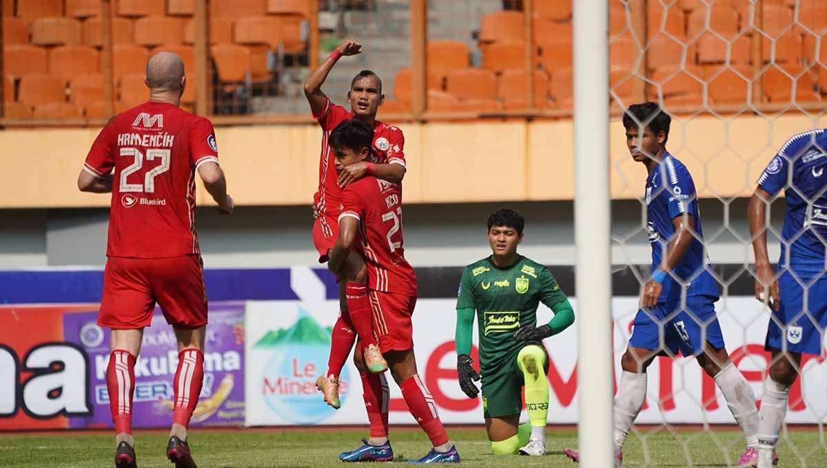 Pertandingan Liga 1 antara Persija Jakarta vs PSIS Semarang di Stadion Wibawa Mukti (Cikarang), Kamis (16/03/23). (Foto: MO Persija Jakarta) Copyright: © MO Persija Jakarta