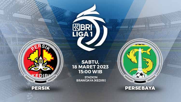 Link live streaming Liga 1 2022-2023 antara Persik Kediri vs Persebaya Surabaya pada Sabtu (18/3/23) pukul 15:00 WIB bisa Anda simak di artikel ini. Copyright: © Grafis: Yuhariyanti/INDOSPORT