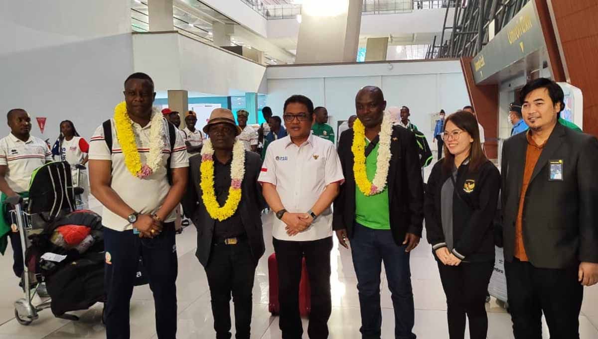 Timnas Burundi sudah tiba di Jakarta. (Foto: PSSI) Copyright: © PSSI