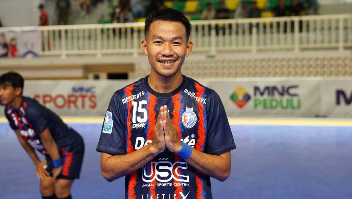 Pemain asing asal Thailand, Peerapol Satsue mesti kembali ke klub asal setelah masa pinjaman habis. (Foto: MO Unggul FC) Copyright: © MO Unggul FC