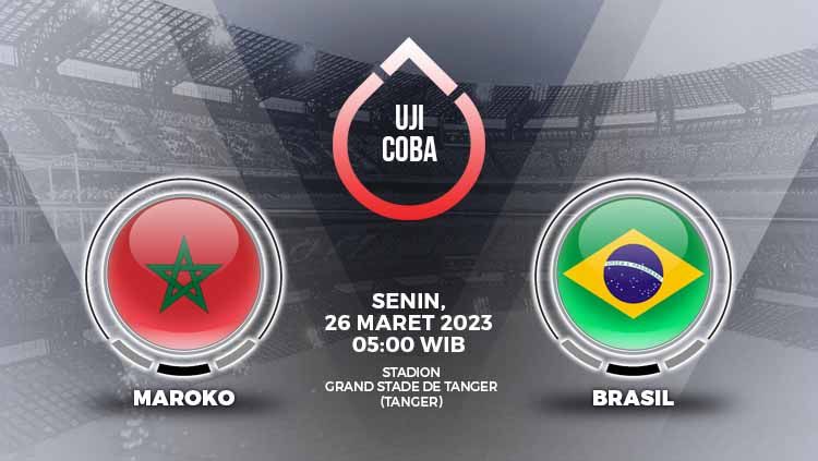 Prediksi pertandingan antara Maroko vs Brasil (Uji Coba). Copyright: © Grafis: Yuhariyanti/INDOSPORT