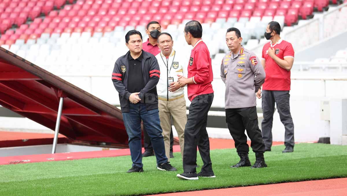 Presiden Joko Widodo bertemu Timnas Indonesia U-20 pasca batalnya piala dunia U-20. Copyright: © Petrus Manus Da'Yerimon/INDOSPORT