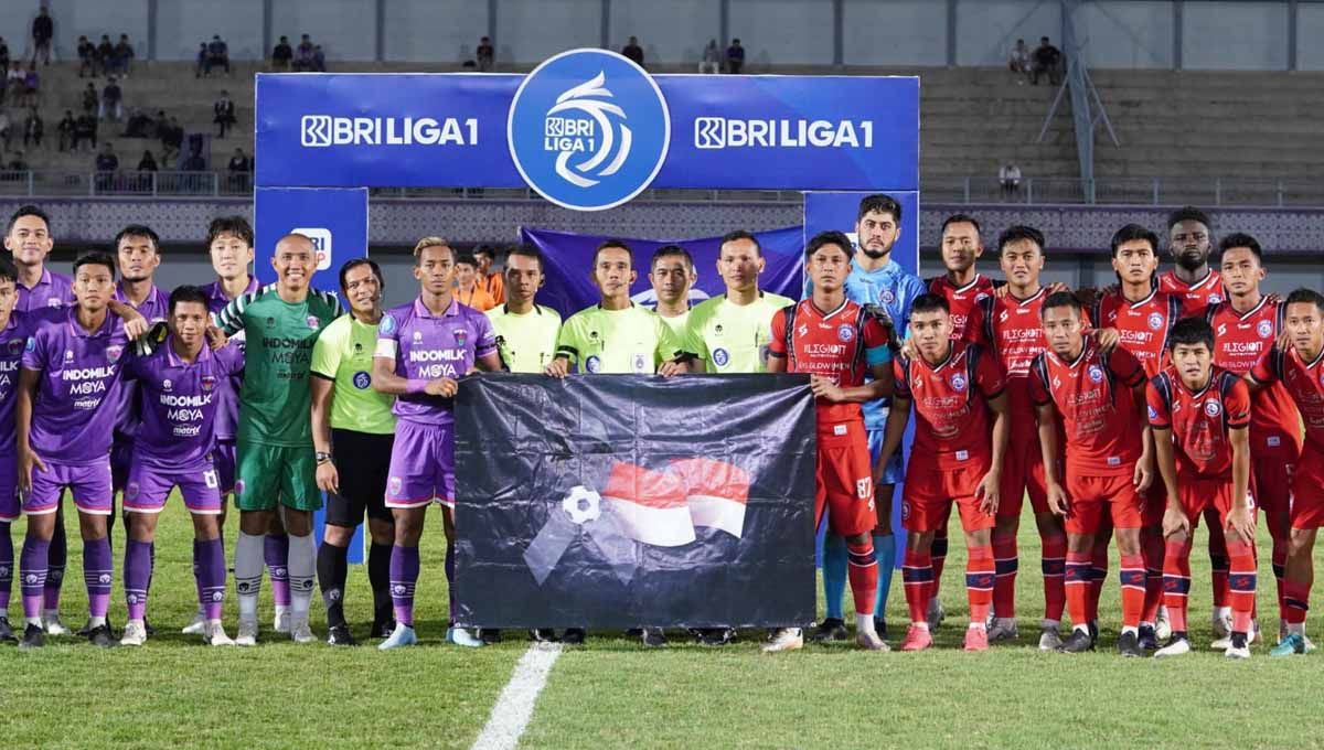 Laga Liga 1 antara Persita Tangerang vs Arema FC di Stadion Indomilk Arena (Tangerang), Sabtu (01/04/23). (Foto: MO Arema FC) Copyright: © MO Arema FC