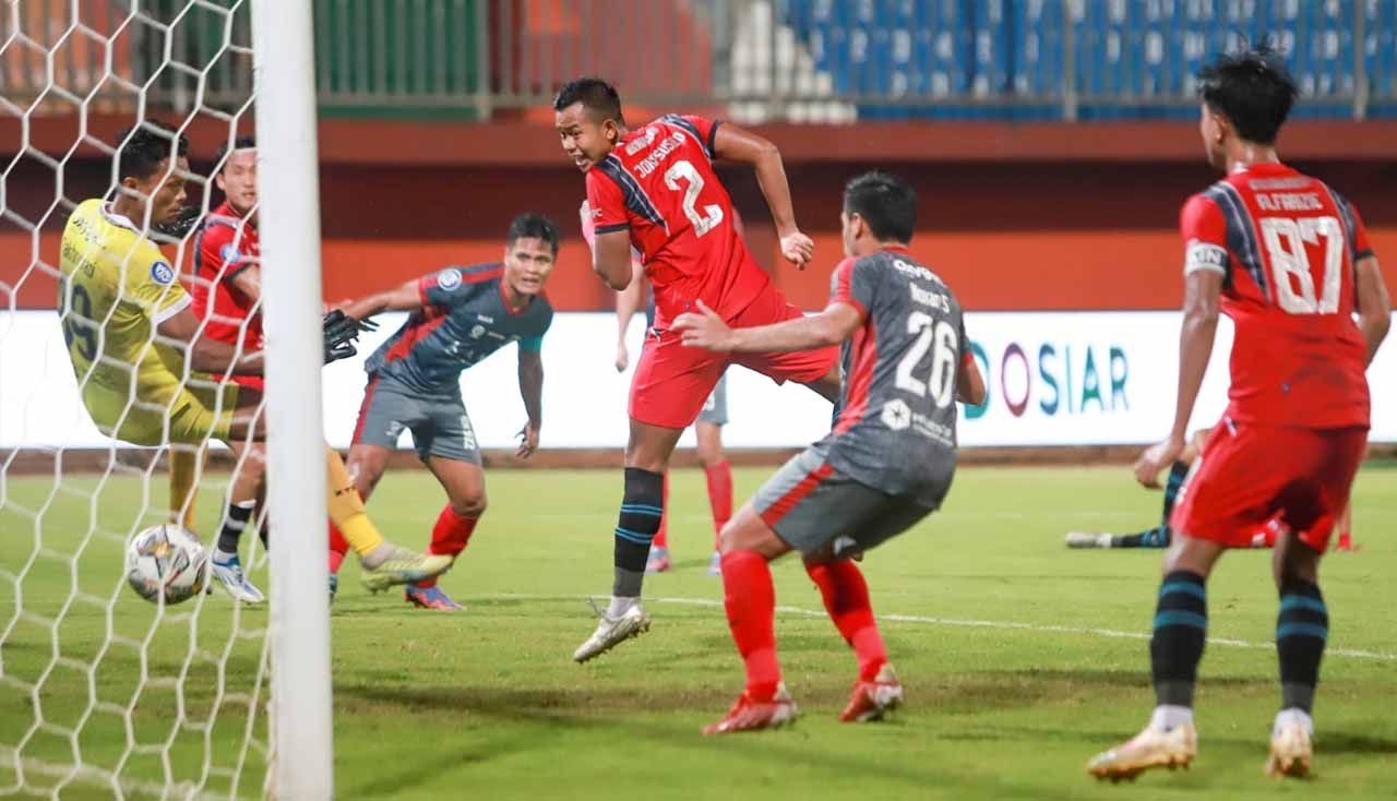 Laga Liga 1 antara Madura United vs Arema FC di Stadion Gelora Madura Ratu Pamelingan Stadium (Pamekasan), Jumat (07/04/23). (Foto: MO Madura United) Copyright: © MO Madura United