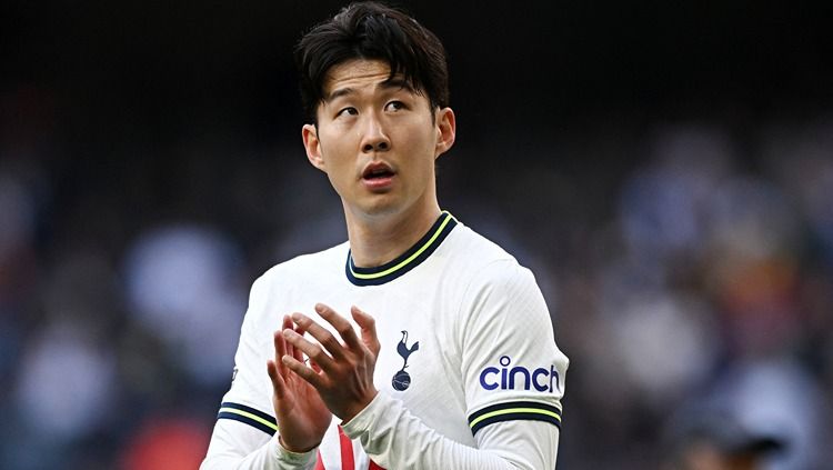 Pemain Tottenham Hotspur dan Timnas Korea Selatan, Son Heung-min. Foto: REUTERS/Dylan Martinez). Copyright: © REUTERS/Dylan Martinez