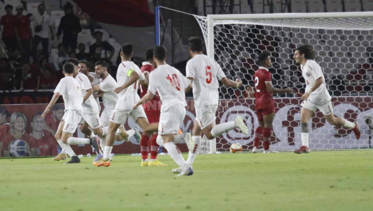 Laga Timnas Indonesia U-22 vs Lebanon dalam Laga Uji Coba, Jumat (14/05/23). Copyright: © Herry Ibrahim/INDOSPORT