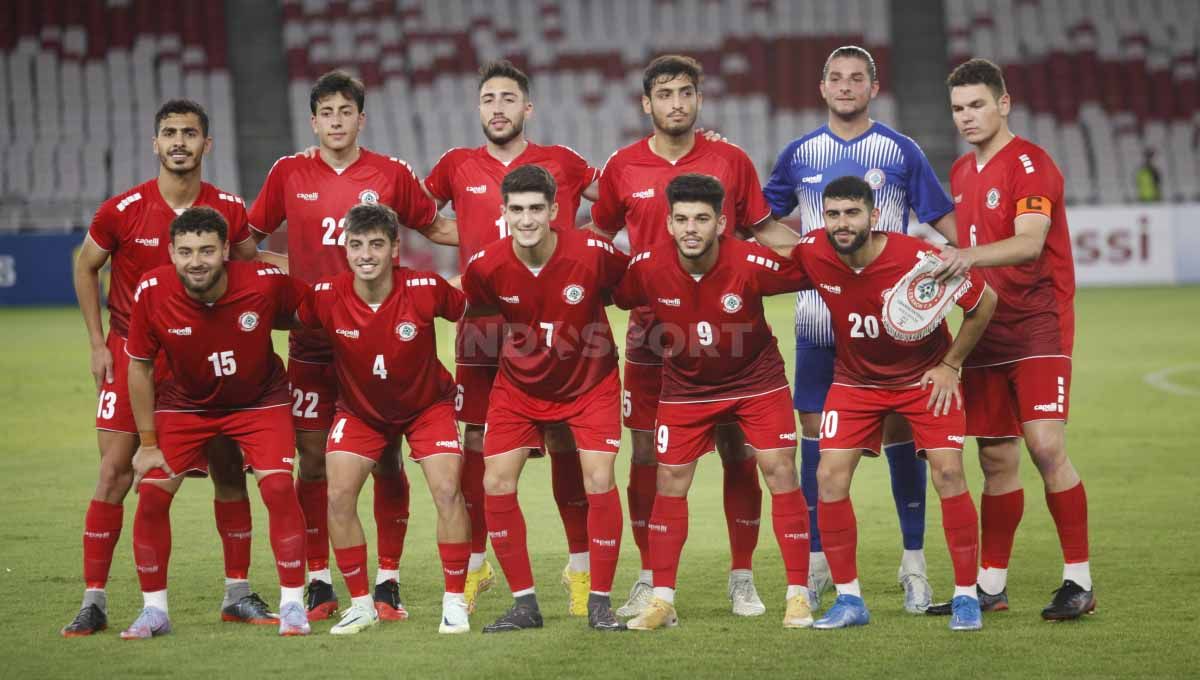 Pertandingan uji coba Timnas Indonesia U-22 vs Lebanon U-22, Minggu (16/04/23). Copyright: © Herry Ibrahim/INDOSPORT