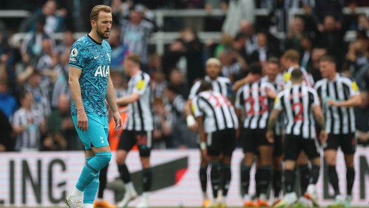 Bermain di luar Liga Inggris (Premier League) kini tidak lagi menarik minat Harry Kane dan itulah alasannya ingin pindah ke Manchester United saja. Reuters/Lee Smith Copyright: © Reuters/Lee Smith