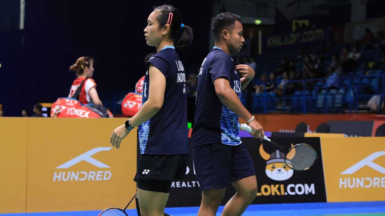 Ganda campuran Indonesia, Rehan Naufal Kusharjanto/Lisa Ayu Kusumawati di Badminton Asia Championships 2023. (Foto: PBSI) Copyright: © PBSI