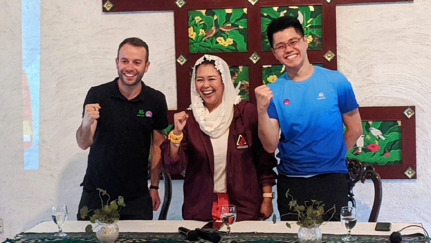 Press Conference Jelang Kejuaraan Dunia Panjat Tebing ISFC Climbing World Cup 2023, Jumat (05/05/23). Copyright: © Ammara Marthiara/INDOSPORT