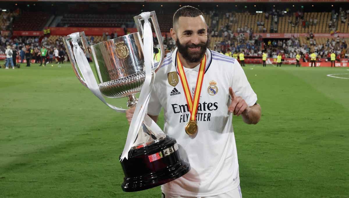 Cari pelapis Karim Benzema, klub Liga Spanyol (LaLiga), Real Madrid, bidik mantan striker didikan sendiri yang membela Espanyol, Joselu Mato. Copyright: © REUTERS/Jon Nazca