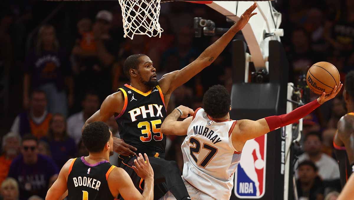 Pertandingan NBA antara Phoenix Suns vs Denver Nuggets. (Foto: REUTERS/Mark J. Rebilas) Copyright: © REUTERS/Mark J. Rebilas
