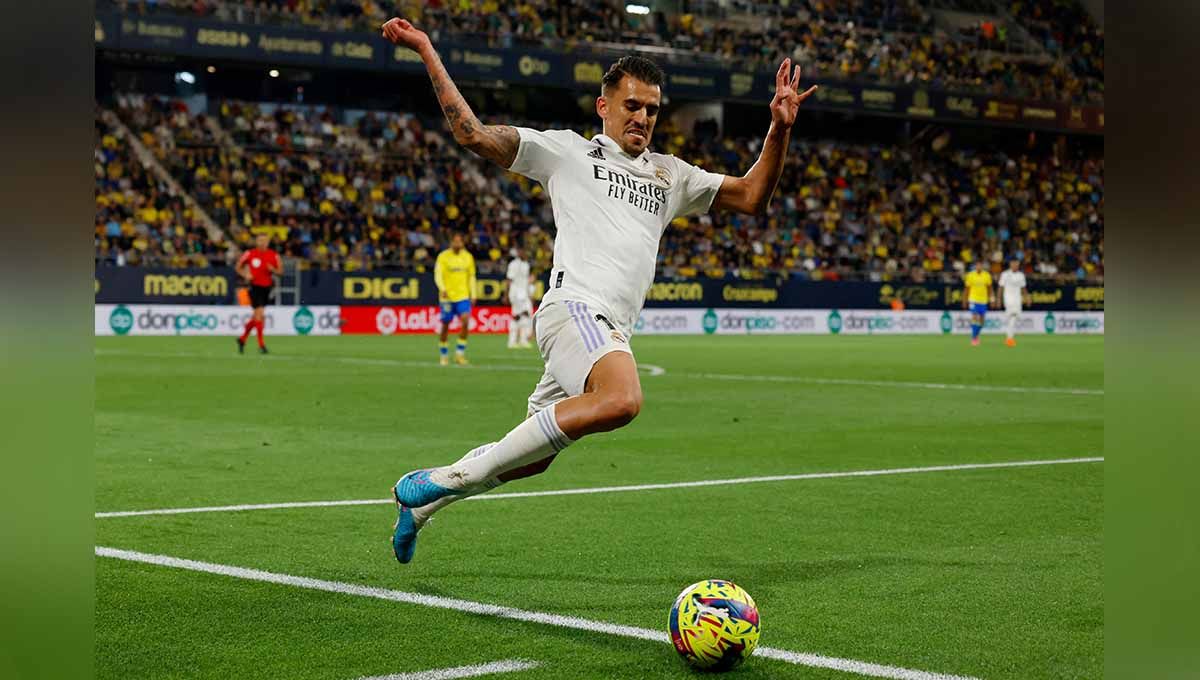 Gelandang Real Madrid, Dani Ceballos dikabarkan hengkang ke Inter Milan. (Foto: REUTERS/Marcelo Del Pozo) Copyright: © REUTERS/Marcelo Del Pozo