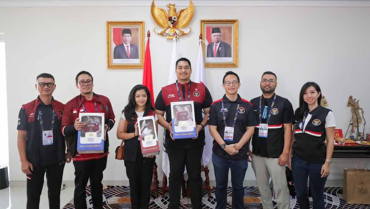 Inisiatif Pelayanan Terbaik dari CdM untuk Tim Indonesia Selama SEA Games 2023 Kamboja. (Foto: NOC Indonesia) Copyright: © NOC Indonesia