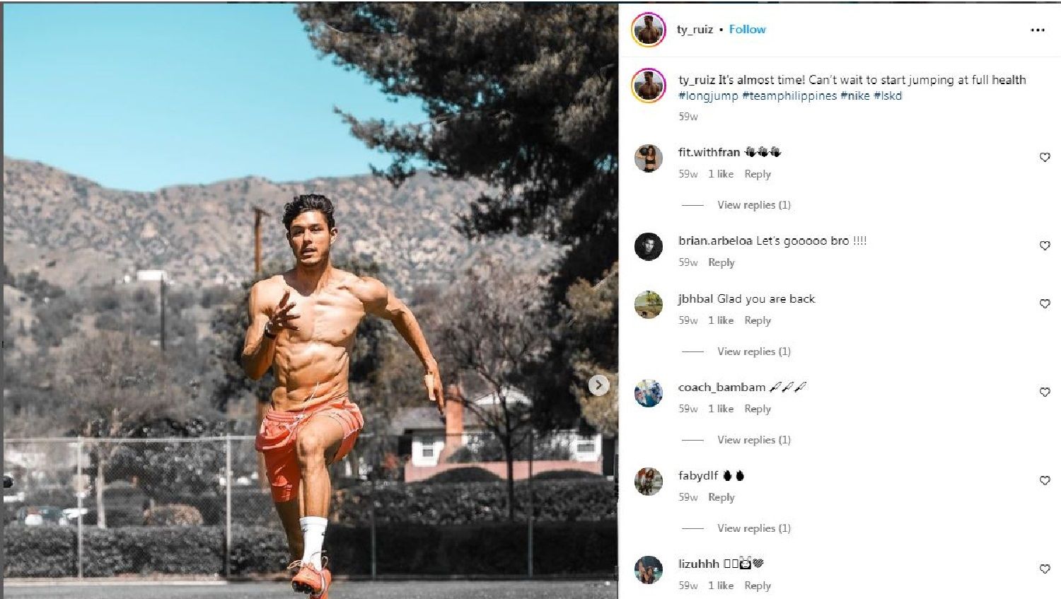 Tyler Ruiz, Atlet Lompat Jauh yang Jadi Pria Paling Tampan di Ajang SEA ...