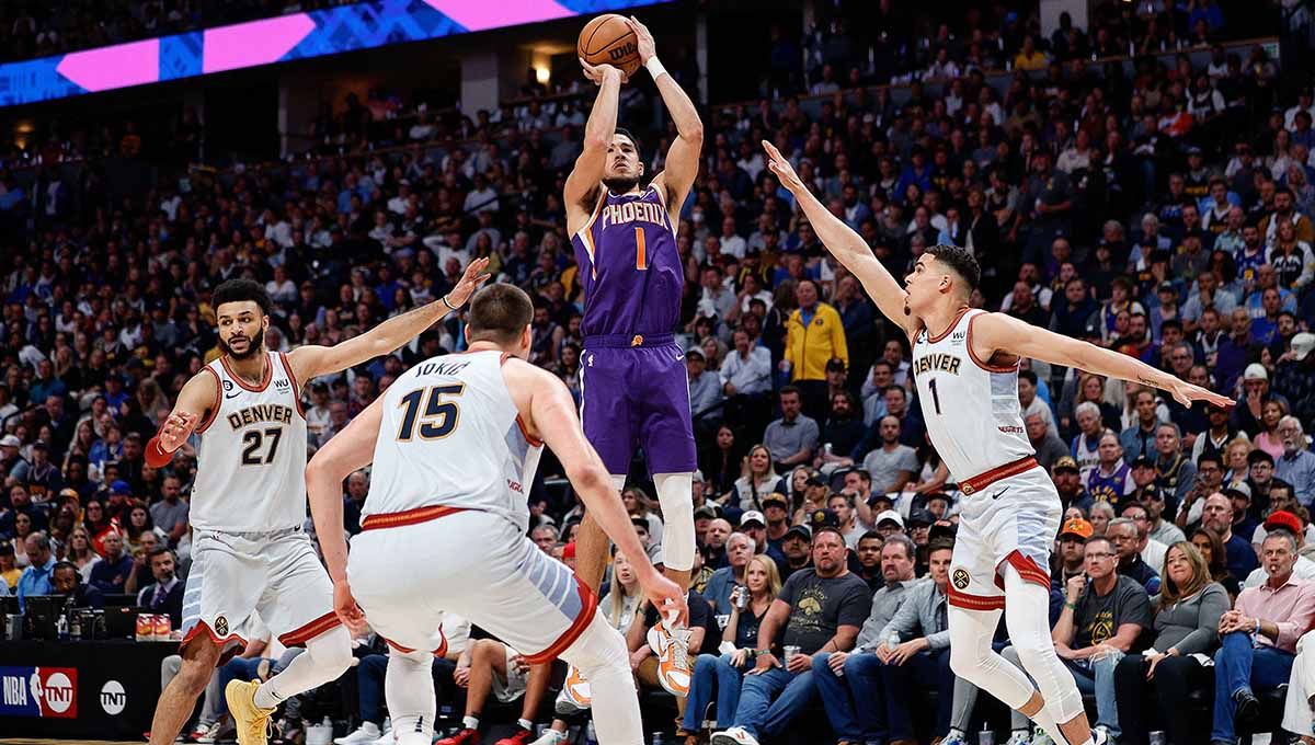 Pertandingan NBA antara Denver Nuggets vs Phoenix Suns. (Foto: REUTERS/Isaiah J. Downing) Copyright: © REUTERS/Isaiah J. Downing