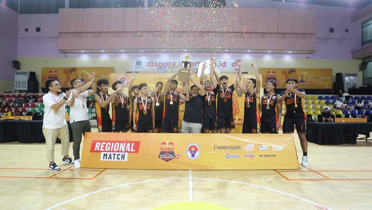 SMAN 116 Jakarta Kembali Juarai Redbull Basketball Championships 2023 Regional Jakarta. (Foto: Redbull Indonesia) Copyright: © Redbull Indonesia