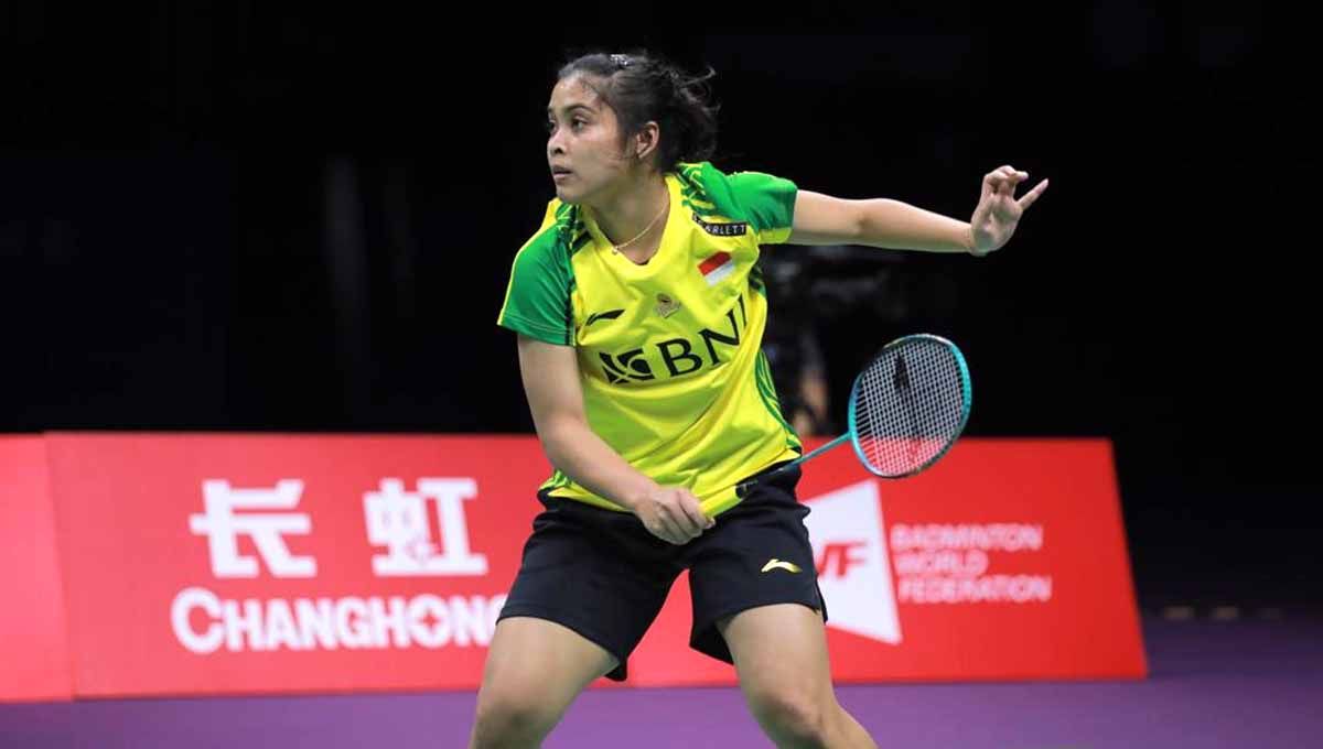 Media China, Sohu, akui kehebatan Gregoria Mariska usai taklukkan tunggal putri andalannya, Wang Zhiyi, di Malaysia Masters 2023. Copyright: © PBSI