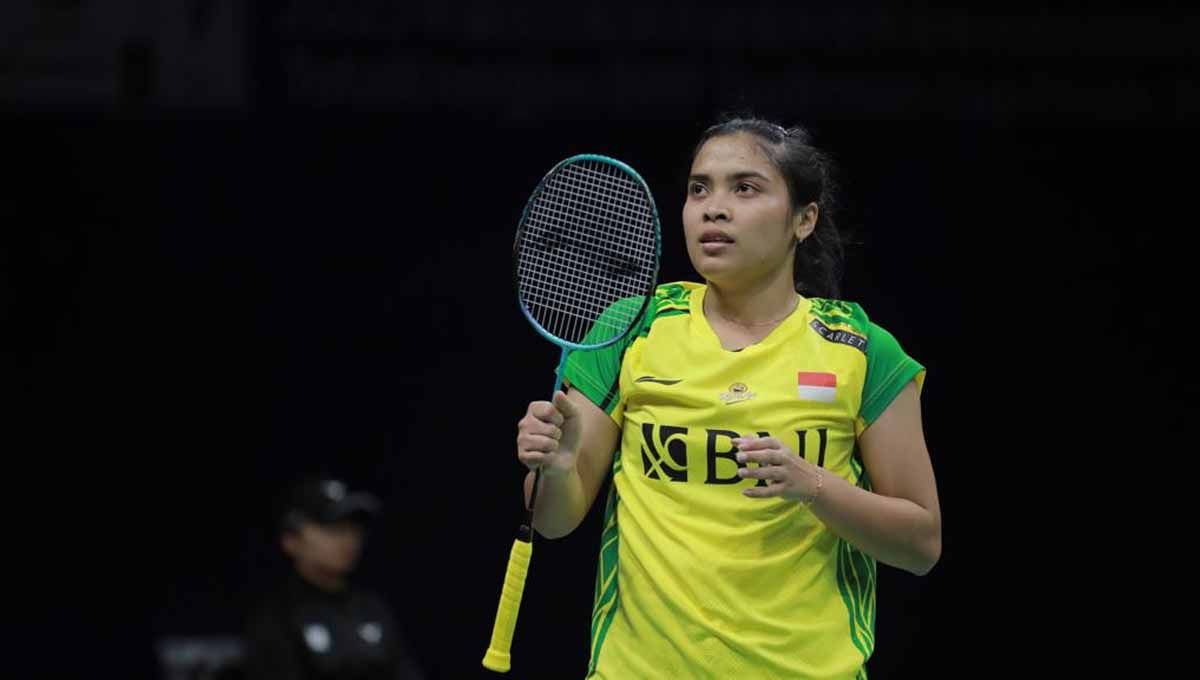 Hasil pertandingan 16 besar Malaysia Masters 2023, Kamis (25/05/23) antara Gregoria Mariska vs Sim Yu-jin yang dimenangkan wakil Indonesia. Copyright: © PBSI