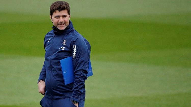 Mauricio Pochettino kala masih melatih Paris Saint-Germain (PSG). (Foto: REUTERS/Gonzalo Fuentes) Copyright: © REUTERS/Gonzalo Fuentes