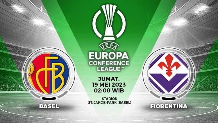 Pertandingan UEFA Conference League antara FC Base vs Fiorentina akan berlangsung pada Jumat (19/05/23). Anda dapat menyaksikan via link live streaming ini. Copyright: © Grafis: Yuhariyanto/INDOSPORT