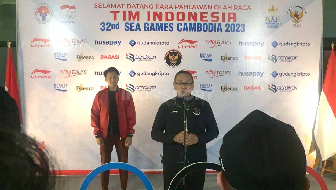 Timnas e-Sport PUBG mobile Indonesia usai pulang dari SEa Games 2023. Copyright: © Petrus Manus Da