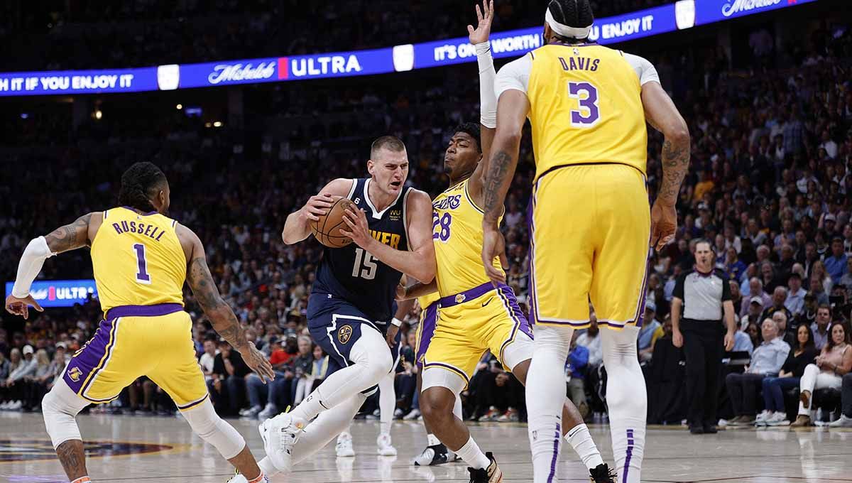 Pertandinagn NBA antara Denver Nuggets vs Los Angeles Lakers. (Foto: REUTERS/Isaiah J. Downing) Copyright: © REUTERS/Isaiah J. Downing