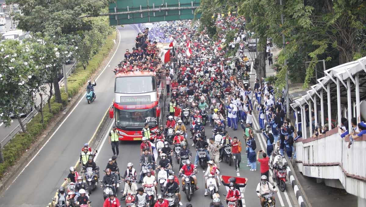 Tidak ikut pawai juara SEA Games 2023, atlet bulutangkis pilih fokus menatap Malaysia Masters 2023. Copyright: © Herry Ibrahim/INDOSPORT