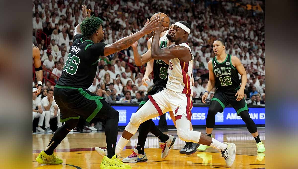 Pertandingan NBA antara Miami Heat vs Boston Celtics. (Foto: REUTERS/Jim Rassol) Copyright: © REUTERS/Jim Rassol