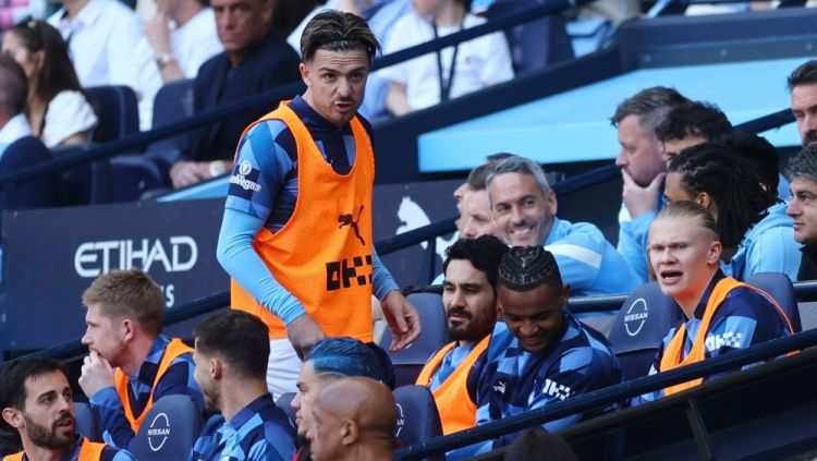 Manchester City menaruh para pemain mahalnya di bangkucadangan, namun hal ini masih tetap membuat Chelsea gagal meraih kemenangan. Foto: Reuters/Lee Smith. Copyright: © Reuters/Lee Smith