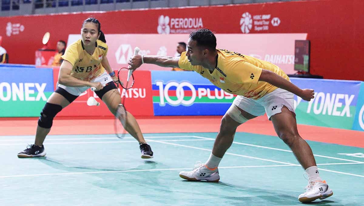 Pasangan ganda campuran Indonesia, Rehan Naufal Kusharjanto/Lisa Ayu Kusumawati juara di Malaysia Master 2023. (Foto: PBSI) Copyright: © PBSI