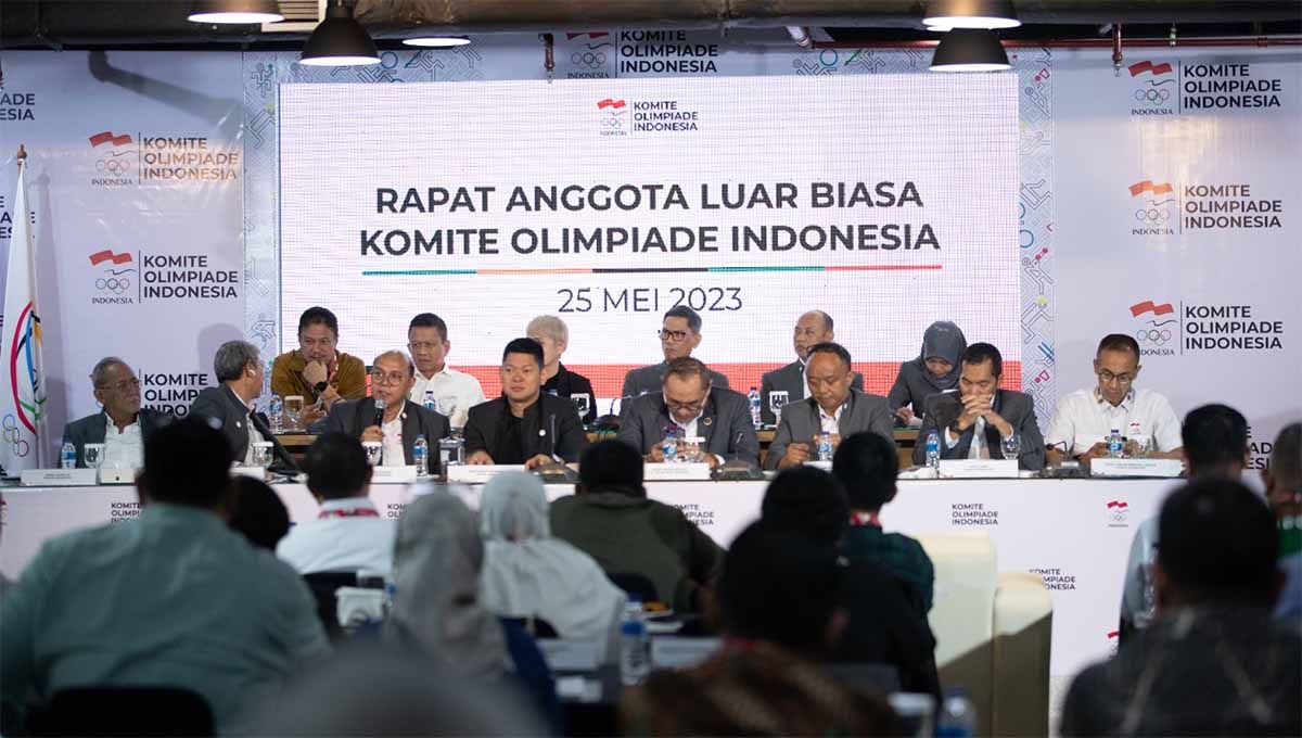 RALB NOC Indonesia Putuskan 66 Suara Anggota Kongres. (Foto: NOC Indonesia) Copyright: © NOC Indonesia