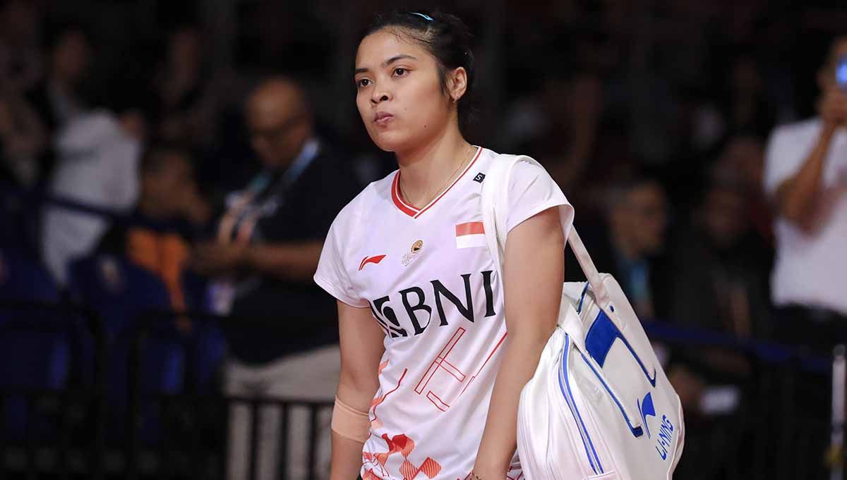 Keganasan terhenti, Gregoria Mariska blak-blakan ungkap kekecewaan usai tak berdaya dilibas ratu bulutangkis Tai Tzu Ying di 16 besar Singapore Open 2023. Copyright: © PBSI