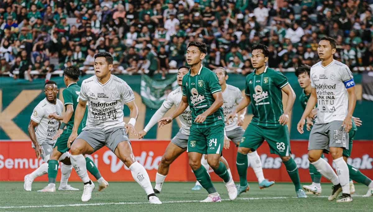 Pertandingan antara Persebaya Surabaya melawan Bali United dalam perayaan HUT ke-730 Kota Surabaya di Gelora Bung Tomo. (Foto: MO Bali United) Copyright: © MO Bali United