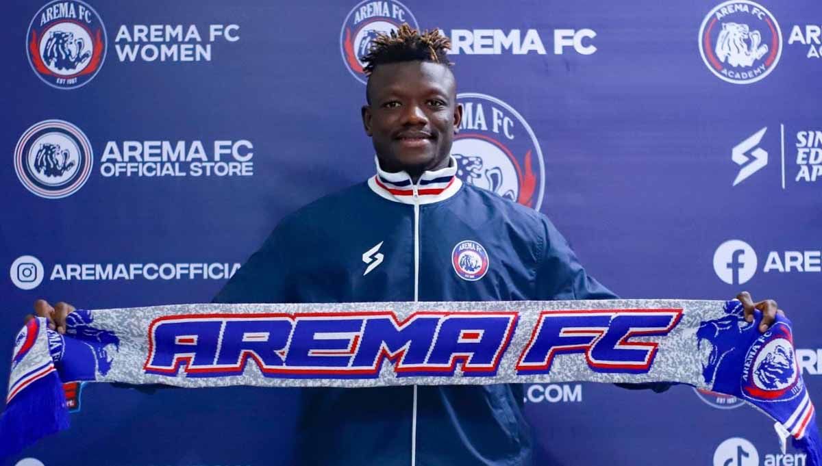 Pemain baru Arema FC, Ichaka Diarra. (Foto: MO Arema FC) Copyright: © MO Arema FC