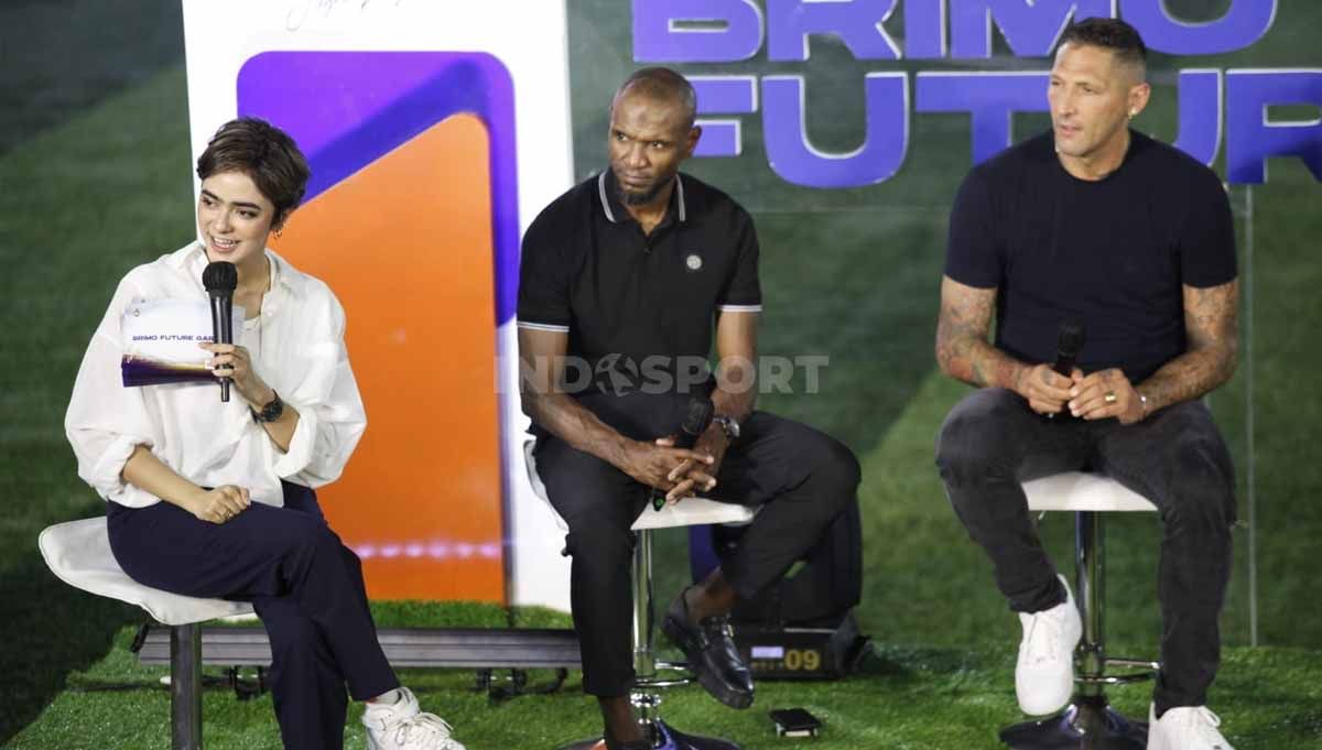 PSSI menggelar acara bertajuk Future Garuda yang dihadiri salah satunya oleh Eric Abidal di BriLian Stadium, Jakarta, Selasa (30/05/23). Foto: Herry Ibrahim/INDOSPORT. Copyright: © Herry Ibrahim/INDOSPORT