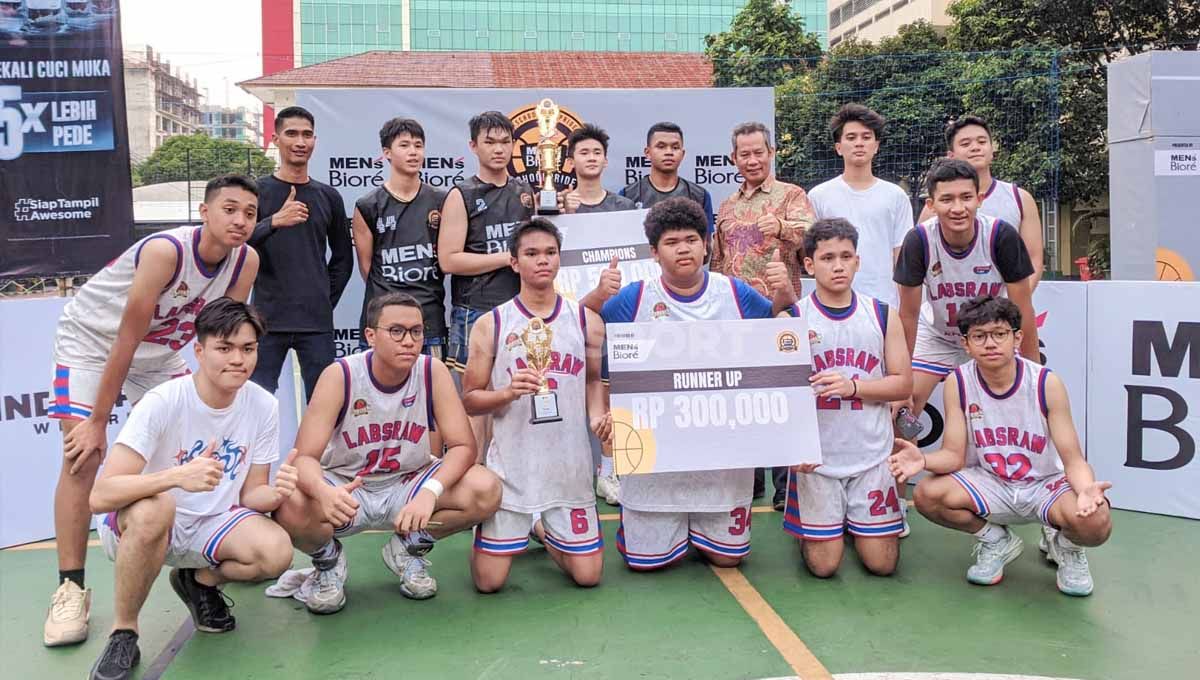 SMA Jibulee Grup B Juarai Men's Biore School Pride 3x3 Basketball 2023 Series SMA Labschool Jakarta. Rabu, (31/05/23). Copyright: © Ammara Marthiara/INDOSPORT