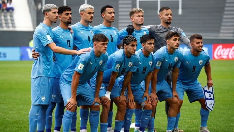Timnas Israel di Piala Dunia U-20 2023. Foto: REUTERS/Agustin Marcarian. Copyright: © REUTERS/Agustin Marcarian