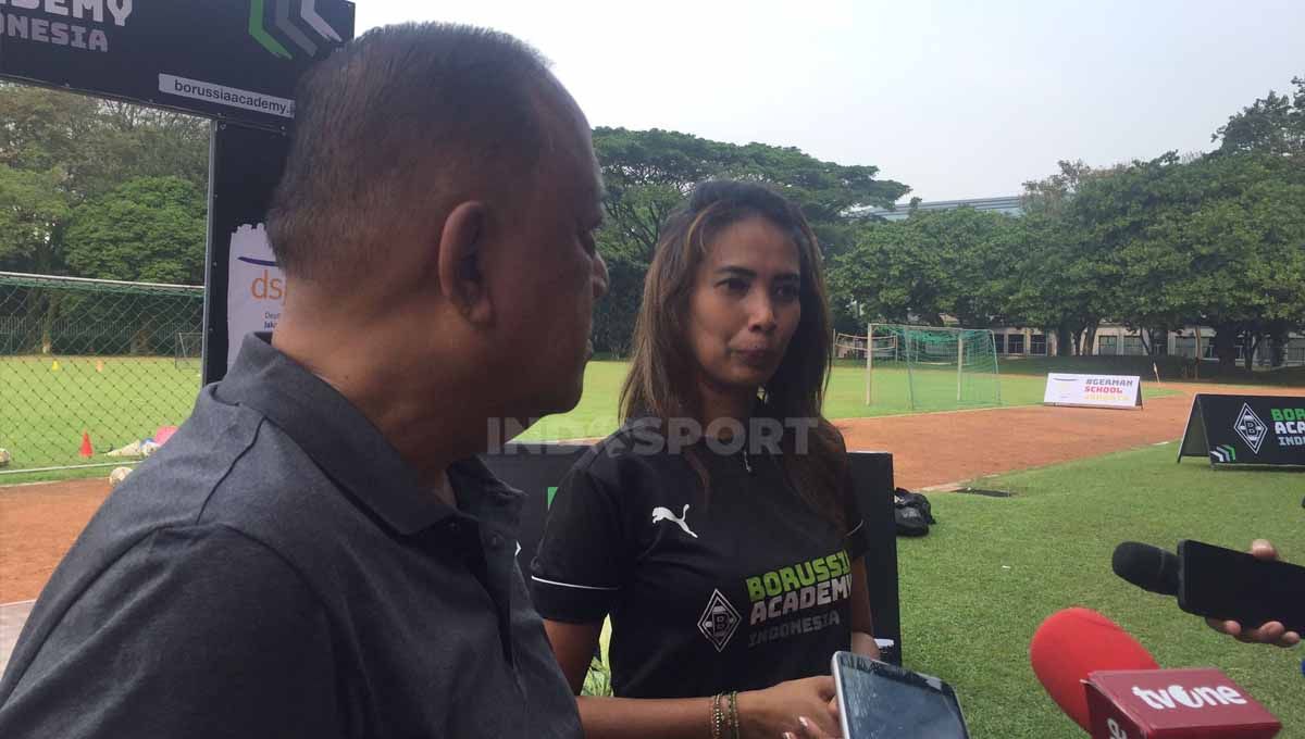 Sarah Desch, Founder Borussia Academy. Copyright: © Petrus Manus Da'Yerimon/INDOSPORT