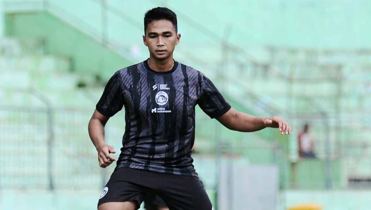 Bagas Adi Nugroho mengaku akan terus mendukung Timnas Indonesia. Foto: MO Arema FC. Copyright: © MO Arema FC