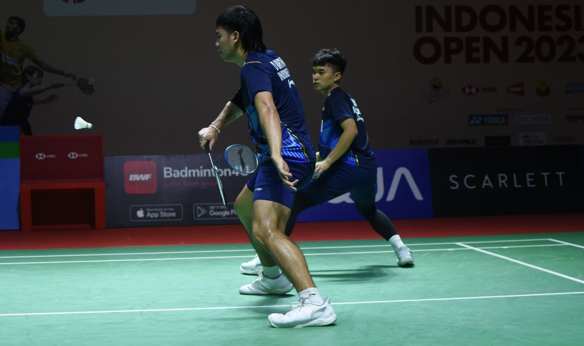 Jadwal babak 32 besar Korea Open 2023, Selasa (18/07/23) sajikan tiga perjuangan wakil tim bulutangkis Indonesia termasuk Leo Rolly Carnando/Daniel Marthin. Foto: Herry Ibrahim/INDOSPORT Copyright: © Herry Ibrahim/INDOSPORT