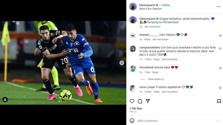 Rekap rumor bursa transfer musim panas 2023, Selasa (13/06/23), berisikan rumor calon rekrutan pertama Juventus hingga Inter Milan menggaet Matteo Guendouzi. Copyright: © instagram@fabianoparisi